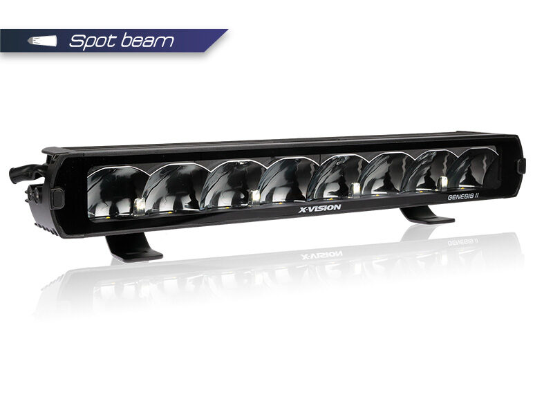 X-VISION Genesis II 600 Spot beam  Led lukturis, Spriegums 9-36V 8000lm, gabarītlukturim neitrāli baltā gaisma 4700K